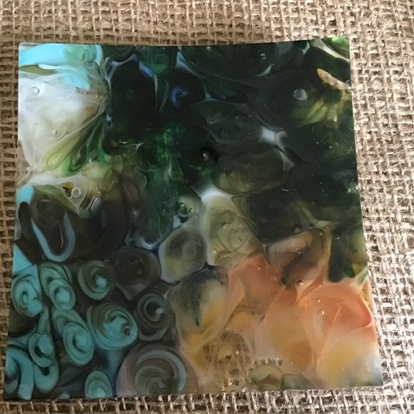 Fused Art Glass Catch-all Dish - Picture 6 of 8